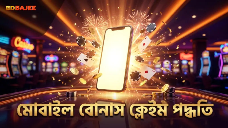 মোবাইল ডিভাইস থেকে বোনাস নেয়ার জন্য সঠিক পদ্ধতি।