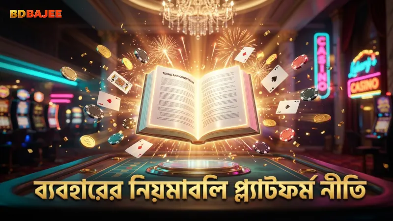 ব্যবহারের নিয়মাবলি প্ল্যাটফর্মের নীতিমালা ও শর্ত নির্ধারণ করে
