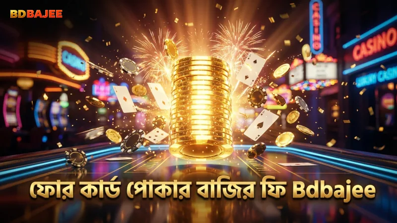 ফোর কার্ড পোকারে বাজির ফি এবং সীমাবদ্ধতাগুলো স্পষ্ট।