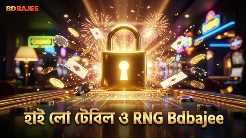 হাই লো টেবিল গেমের নিয়ম ও RNG এনক্রিপশন ব্যাখ্যা করে।