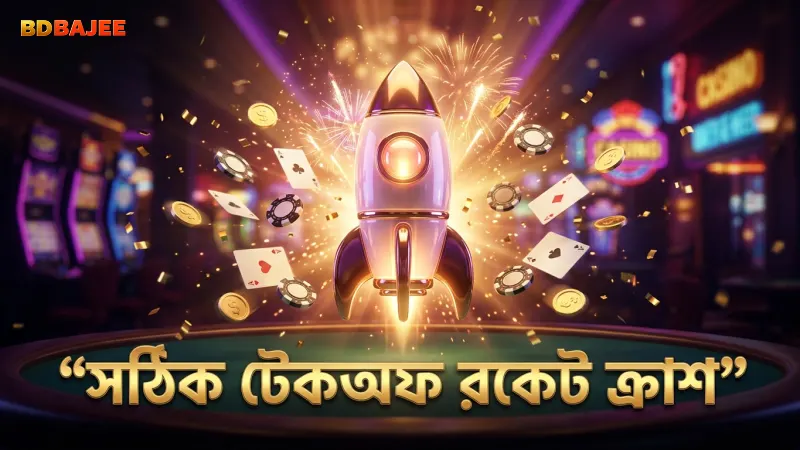 রকেট ক্র্যাশের সঠিক টেক-অফ বুঝে দ্রুত বাজি ধরুন